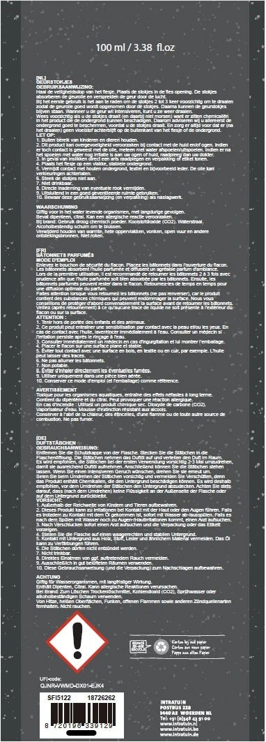 Intratuin Geurstokjes Vex Black Forest 100 Ml 2 Intratuin Geurstokjes Vex Black Forest 100 Ml - Afbeelding 2