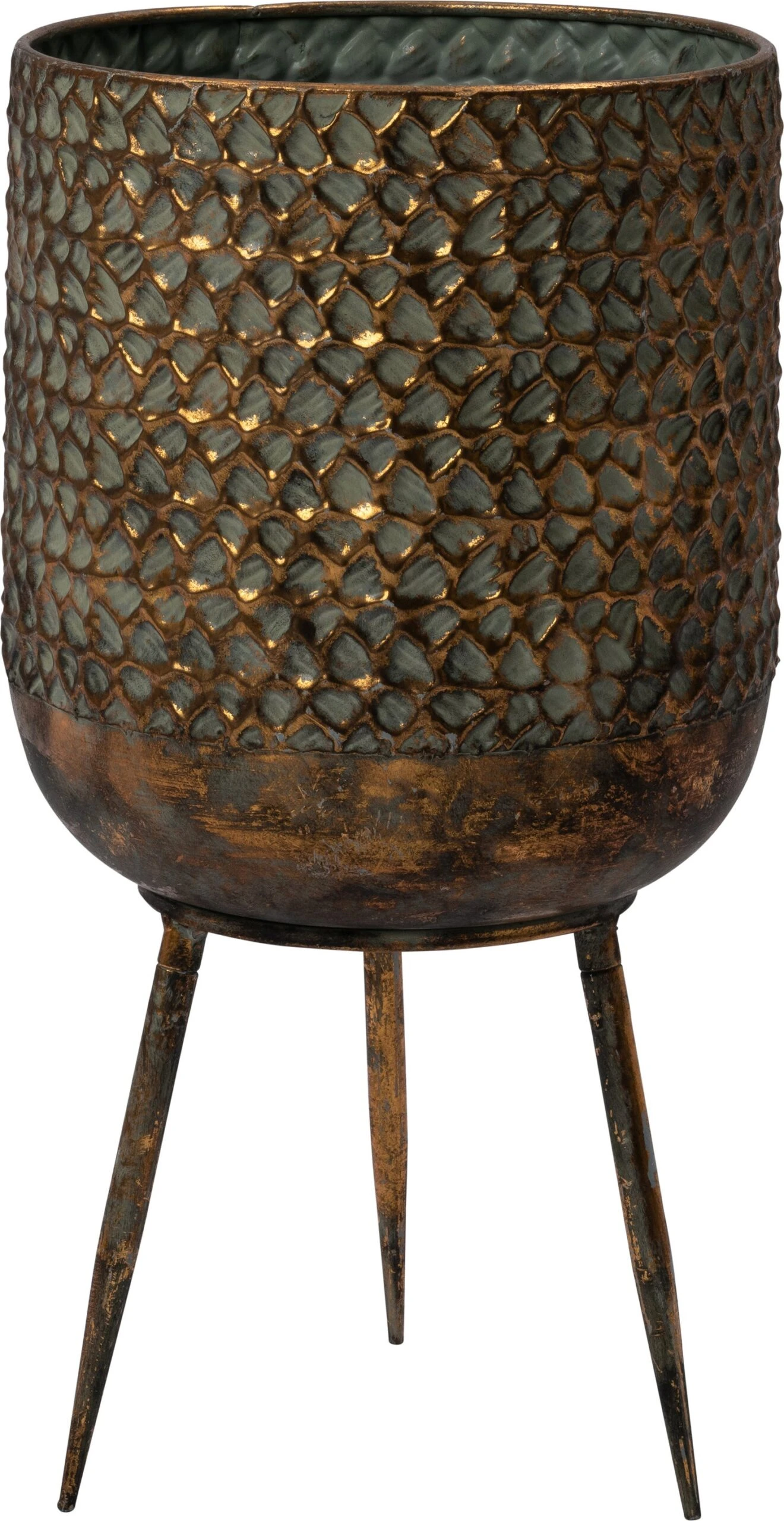 Intratuin Bloempot Op Poten Zuma Koper D 24 H 46 Cm 1 Intratuin Bloempot Op Poten Zuma Koper D 24 H 46 Cm