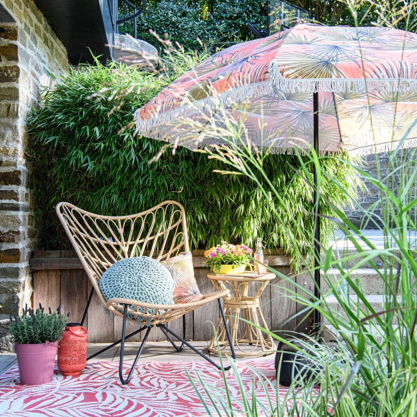 Intratuin Loungestoel Vlinder Naturel 3 Intratuin Loungestoel Vlinder Naturel - Afbeelding 3