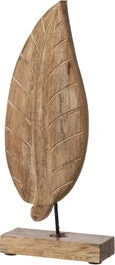 Intratuin Beeld Blad Naturel 15 X 6 X 37,5 Cm