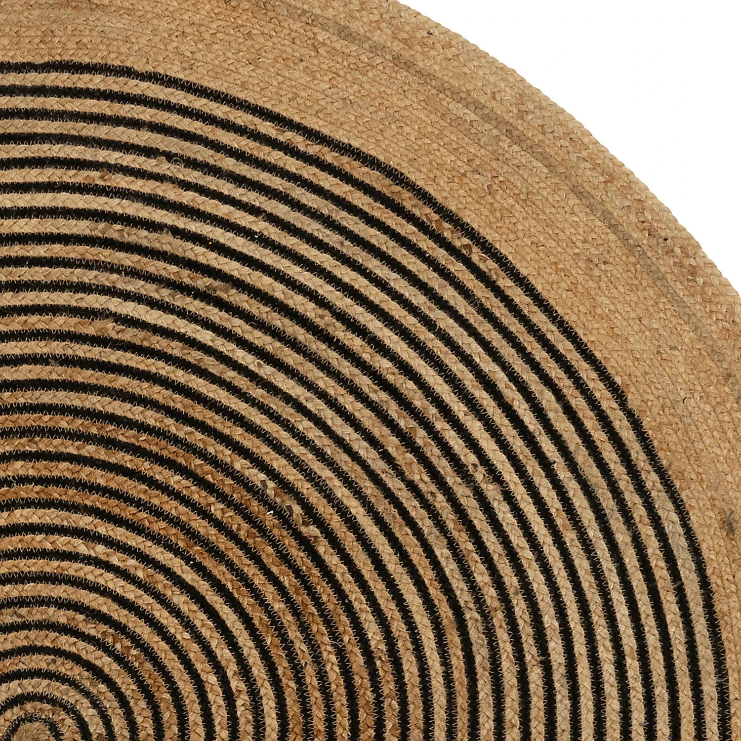 Intratuin Vloerkleed Moela Lijnen Naturel / Zwart D 150 Cm 2 Intratuin Vloerkleed Moela Lijnen Naturel / Zwart D 150 Cm - Afbeelding 2