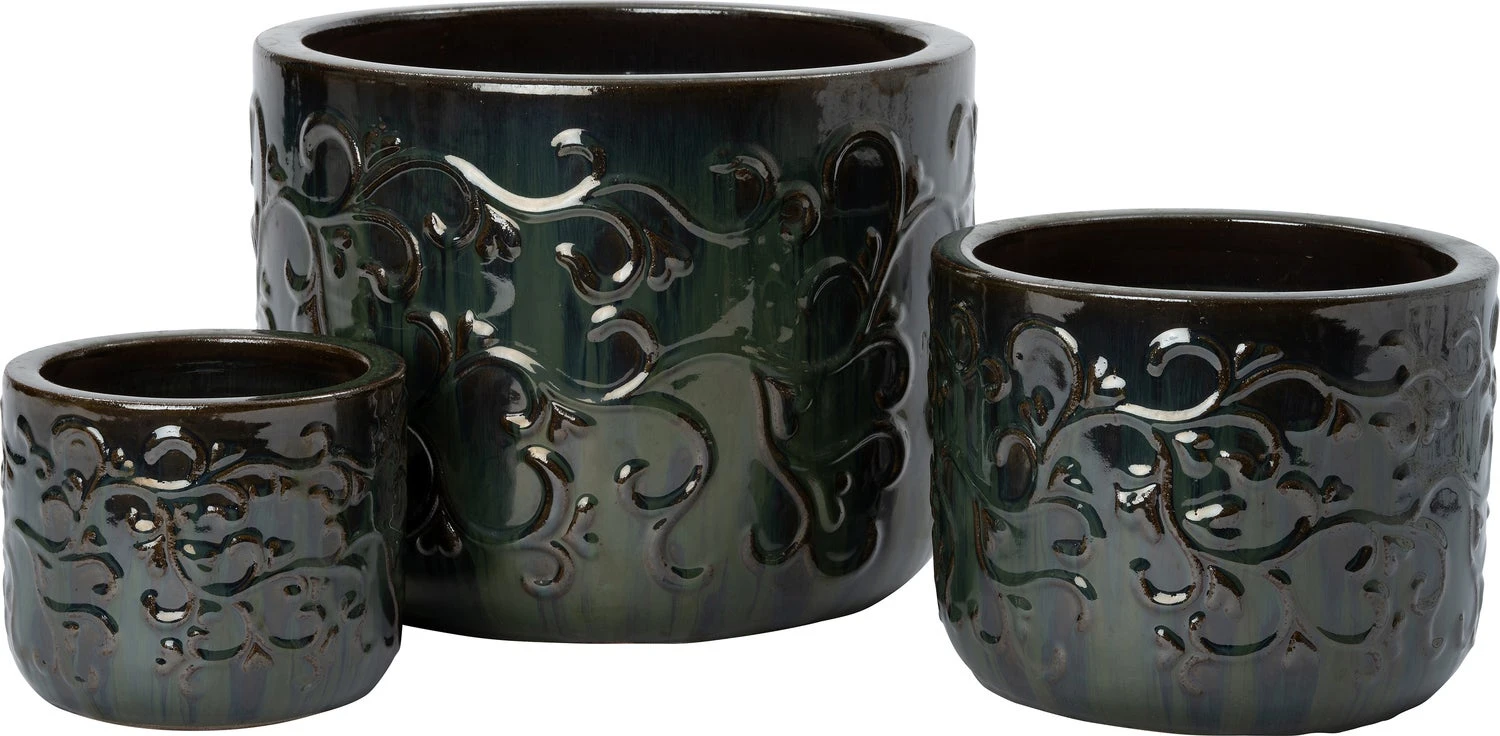 Intratuin Bloempot Clematis Groen D 25 H 20 Cm 2 Intratuin Bloempot Clematis Groen D 25 H 20 Cm - Afbeelding 2