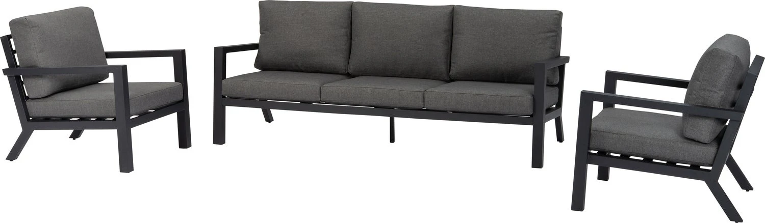 Intratuin 5-zits Loungeset Cindy Antraciet 1 Intratuin 5-zits Loungeset Cindy Antraciet