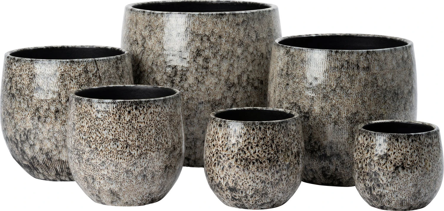 Intratuin Bloempot Eren Grijs D 14 H 16 Cm 2 Intratuin Bloempot Eren Grijs D 14 H 16 Cm - Afbeelding 2