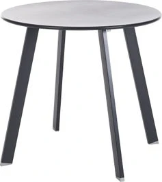 Intratuin Bijzettafel Latte Antraciet D 50 H 45 Cm