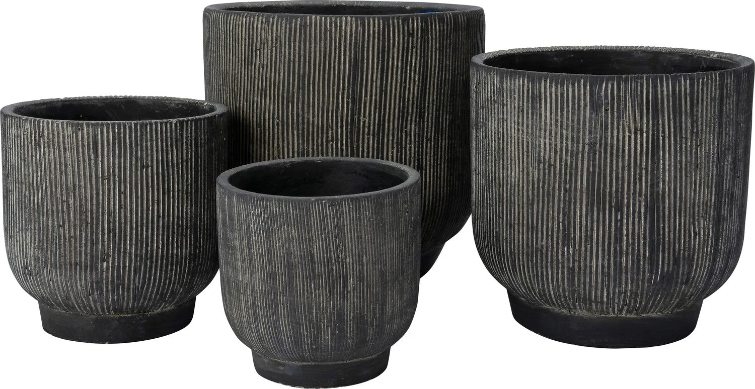 Intratuin Bloempot Cort Zwart D 18 H 18 Cm 2 Intratuin Bloempot Cort Zwart D 18 H 18 Cm - Afbeelding 2