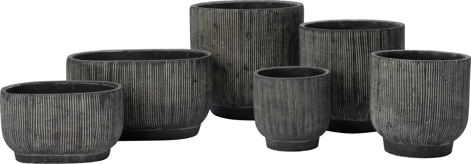 Intratuin Bloempot Cort Zwart 24 X 15,5 X 14 Cm 3 Intratuin Bloempot Cort Zwart 24 X 15,5 X 14 Cm - Afbeelding 3