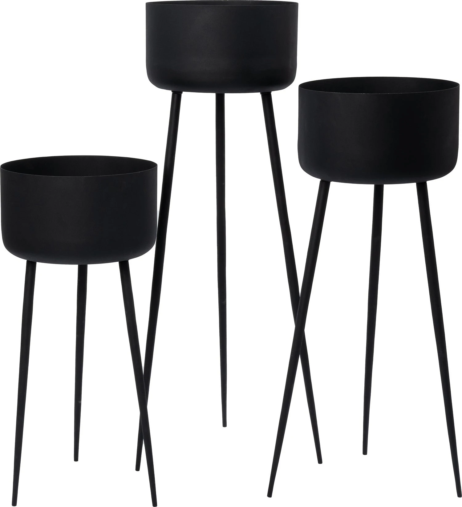 Intratuin Bloempot Op Poten Falle Zwart D 45 H 120 Cm 2 Intratuin Bloempot Op Poten Falle Zwart D 45 H 120 Cm - Afbeelding 2