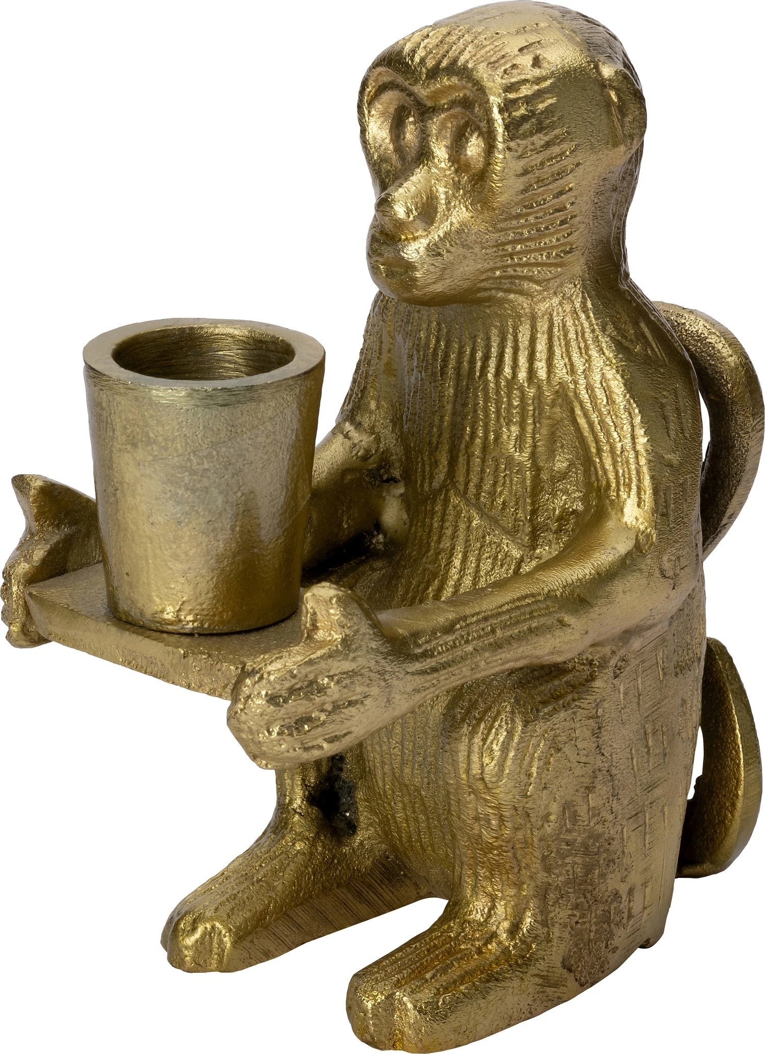 Intratuin Kandelaar Aap Goud 10,5 X 5 X 10 Cm 1 Intratuin Kandelaar Aap Goud 10,5 X 5 X 10 Cm