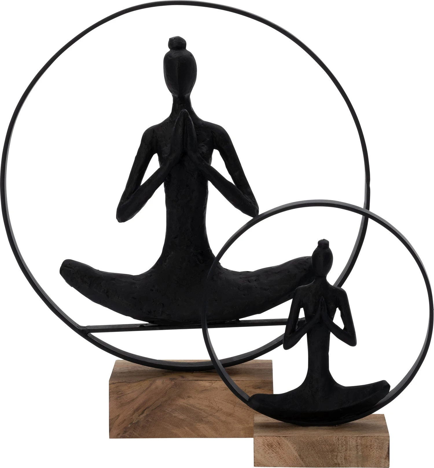 Intratuin Beeld Op Voet Bay Zwart 23 X 10,5 X 27 Cm 2 Intratuin Beeld Op Voet Bay Zwart 23 X 10,5 X 27 Cm - Afbeelding 2