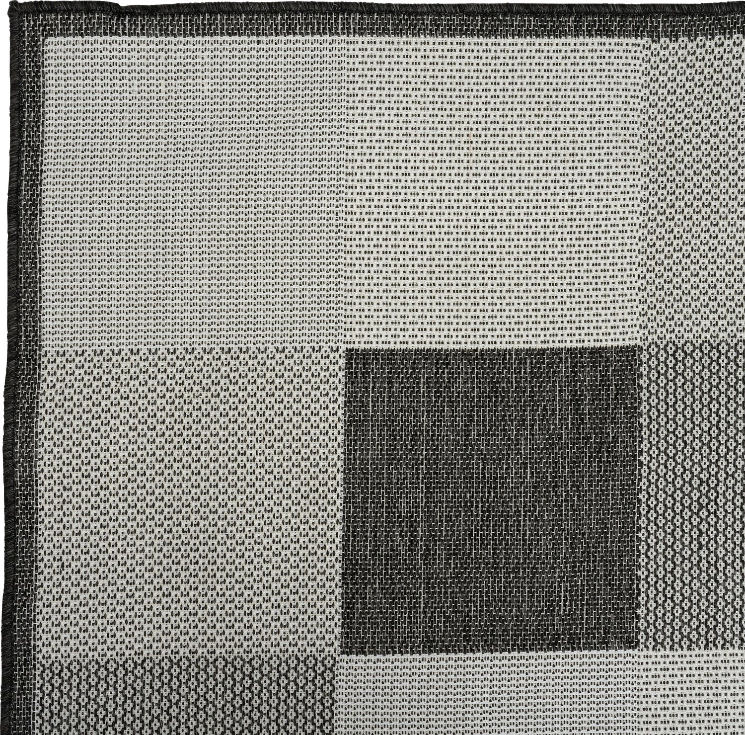 Intratuin Buitenkleed Geblokt Grijs 160 X 230 Cm 2 Intratuin Buitenkleed Geblokt Grijs 160 X 230 Cm - Afbeelding 2