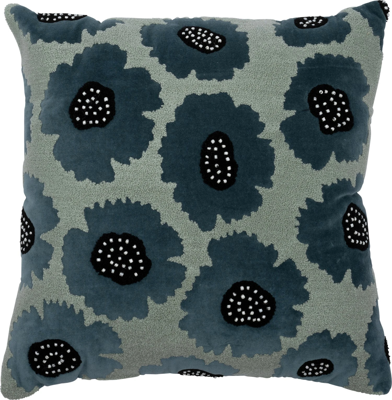 Intratuin Sierkussen Fyo Blauw / Zwart 45 X 45 X 5 Cm 1 Intratuin Sierkussen Fyo Blauw / Zwart 45 X 45 X 5 Cm