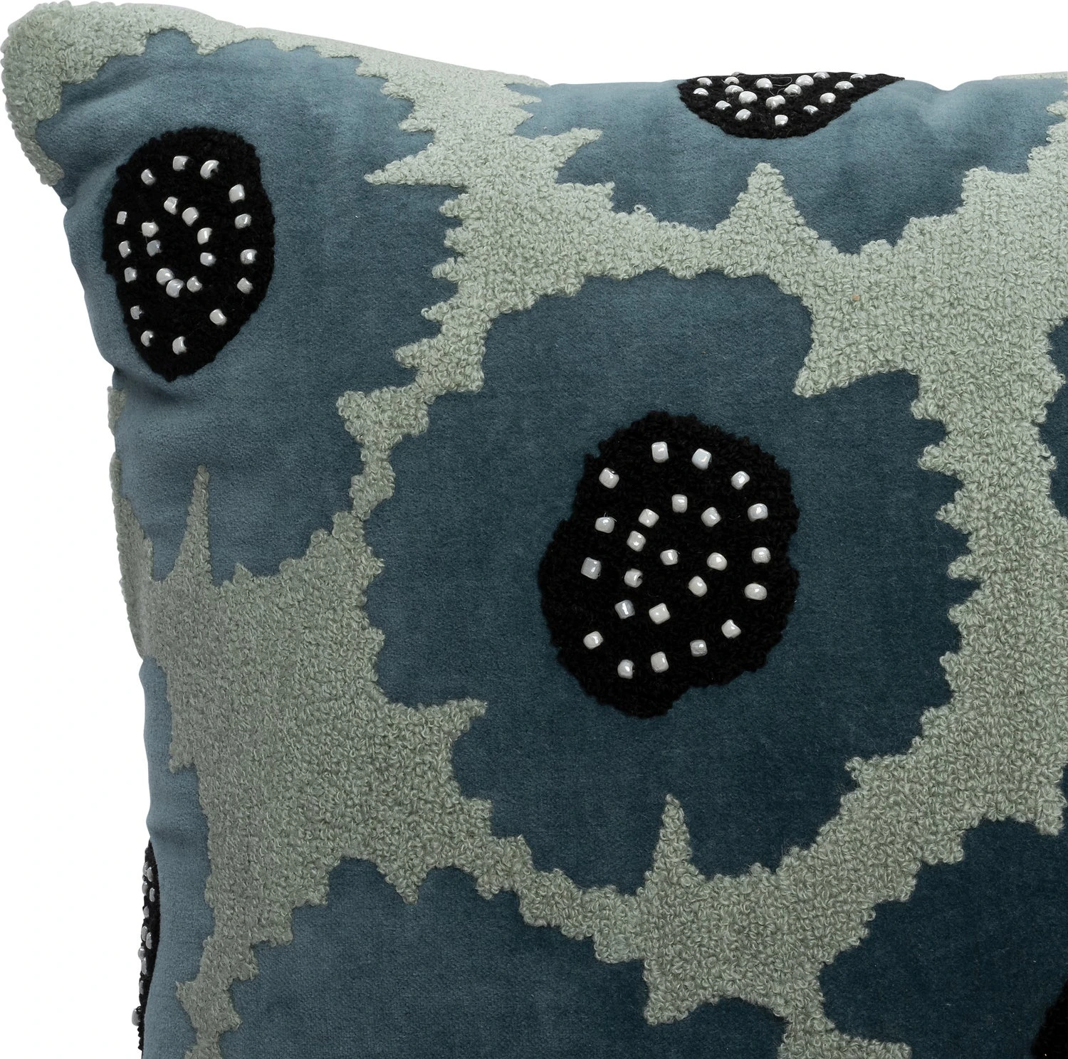 Intratuin Sierkussen Fyo Blauw / Zwart 45 X 45 X 5 Cm 2 Intratuin Sierkussen Fyo Blauw / Zwart 45 X 45 X 5 Cm - Afbeelding 2