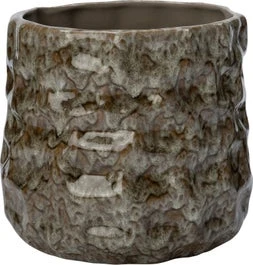 Intratuin Bloempot Addi Bruin / Crème D 16 H 15 Cm