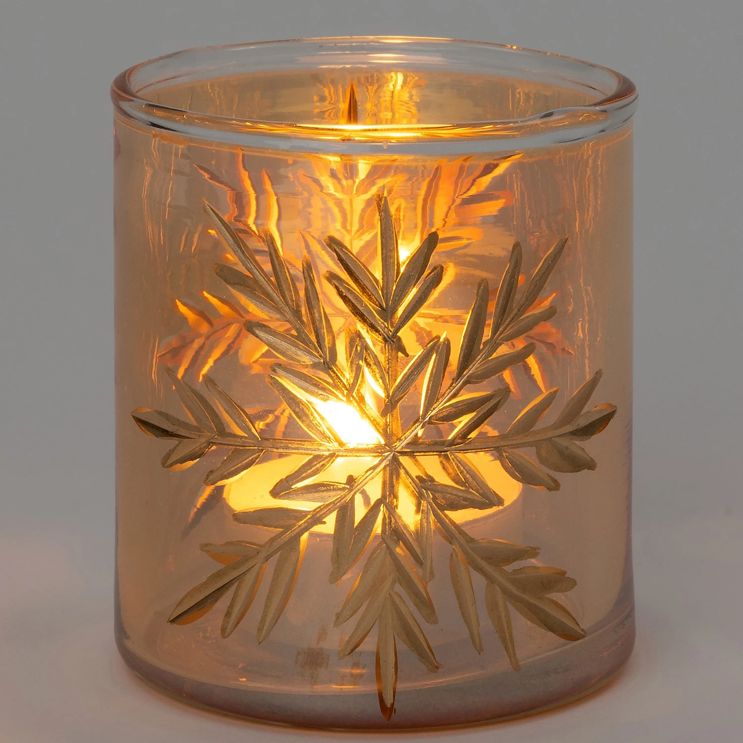 Intratuin Waxinelichthouder Riva Goud / Transparant D 6 Cm 2 Intratuin Waxinelichthouder Riva Goud / Transparant D 6 Cm - Afbeelding 2