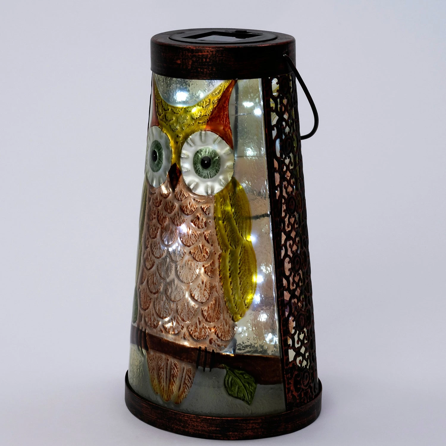 Intratuin Solar Lantaarn Brons 14,5 X 13 X 26,3 Cm 2 Intratuin Solar Lantaarn Brons 14,5 X 13 X 26,3 Cm - Afbeelding 2