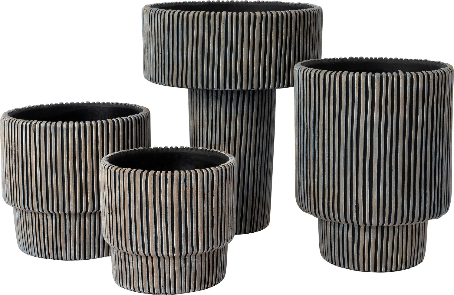 Intratuin Bloempot Milan Zwart D 14 H 13 Cm 2 Intratuin Bloempot Milan Zwart D 14 H 13 Cm - Afbeelding 2