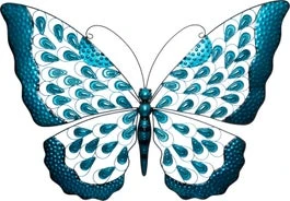 Intratuin Tuin Wanddecoratie Vlinder Blauw 87 X 2 X 55 Cm 1 Intratuin Tuin Wanddecoratie Vlinder Blauw 87 X 2 X 55 Cm