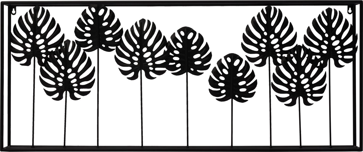 Intratuin Tuin Wanddecoratie Bladeren Zwart 108 X 10 X 45 Cm 1 Intratuin Tuin Wanddecoratie Bladeren Zwart 108 X 10 X 45 Cm