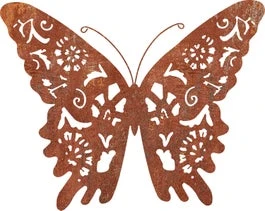 Intratuin Tuin Wanddecoratie Daisy Vlinder Roest 46,5 X 1 X 38 Cm 1 Intratuin Tuin Wanddecoratie Daisy Vlinder Roest 46,5 X 1 X 38 Cm
