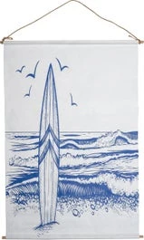 Intratuin Tuinschilderij Sunny Surf Blauw / Wit 90 X 60 X 1 Cm 1 Intratuin Tuinschilderij Sunny Surf Blauw / Wit 90 X 60 X 1 Cm