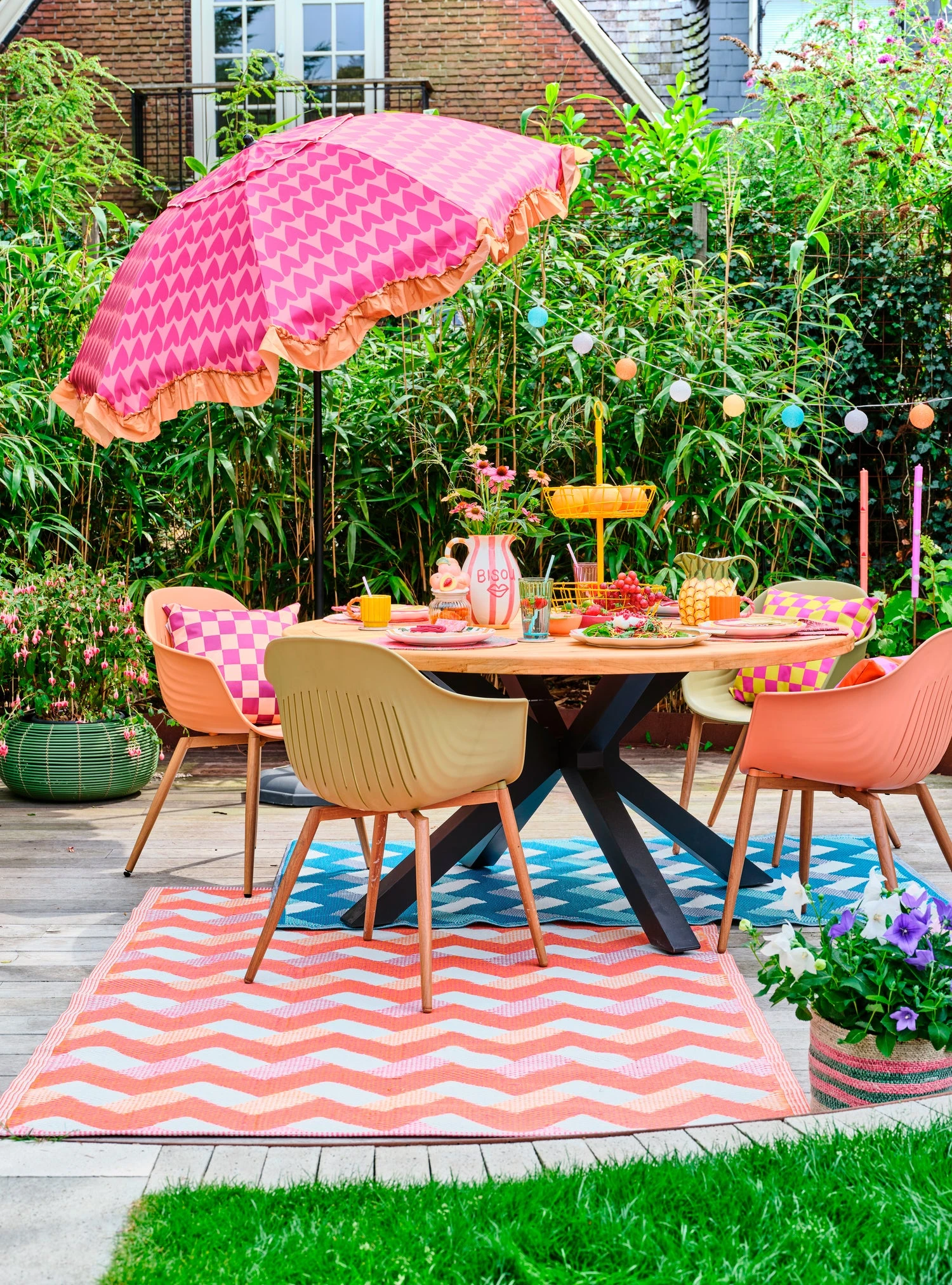 Intratuin Eettafel Jurre Naturel D 150 H 75 Cm 6 Intratuin Eettafel Jurre Naturel D 150 H 75 Cm - Afbeelding 6