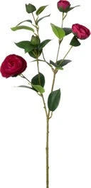 Intratuin Kunstbloem Camellia 73 Cm Roze Paars