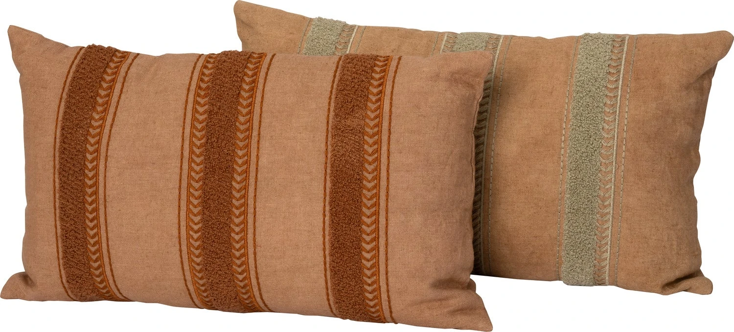 Intratuin Sierkussen Mayx Beige / Bruin 30 X 50 Cm 2 Intratuin Sierkussen Mayx Beige / Bruin 30 X 50 Cm - Afbeelding 2