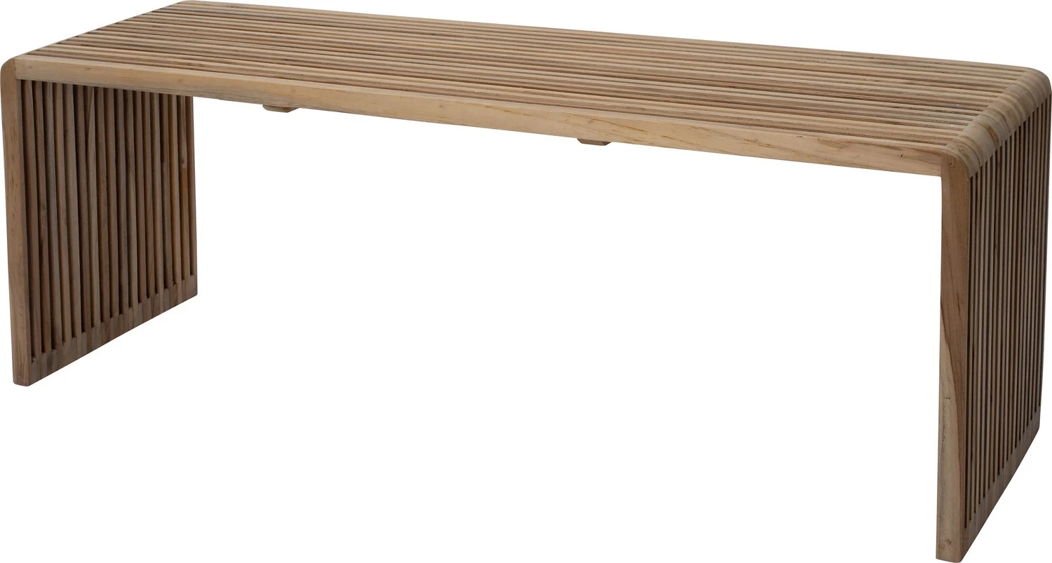 Intratuin Bank Whit Naturel 114 X 35 X 41 Cm 2 Intratuin Bank Whit Naturel 114 X 35 X 41 Cm - Afbeelding 2