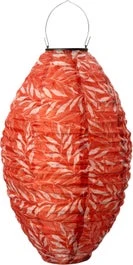 Intratuin Solar Lampion Rood D 25 H 40 Cm