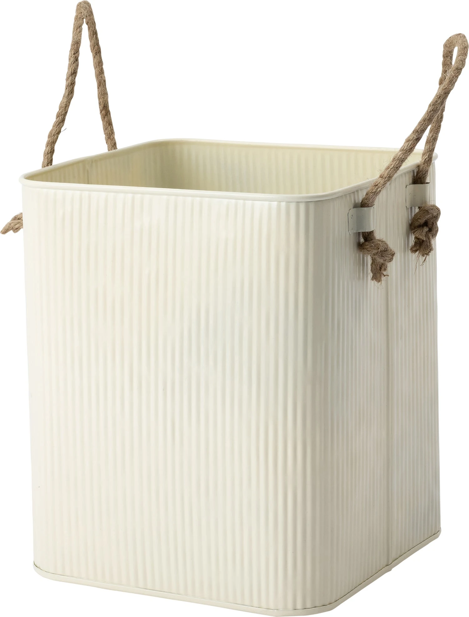 Intratuin Opbergmand Metty Wit 19 X 19 X 23 Cm 1 Intratuin Opbergmand Metty Wit 19 X 19 X 23 Cm