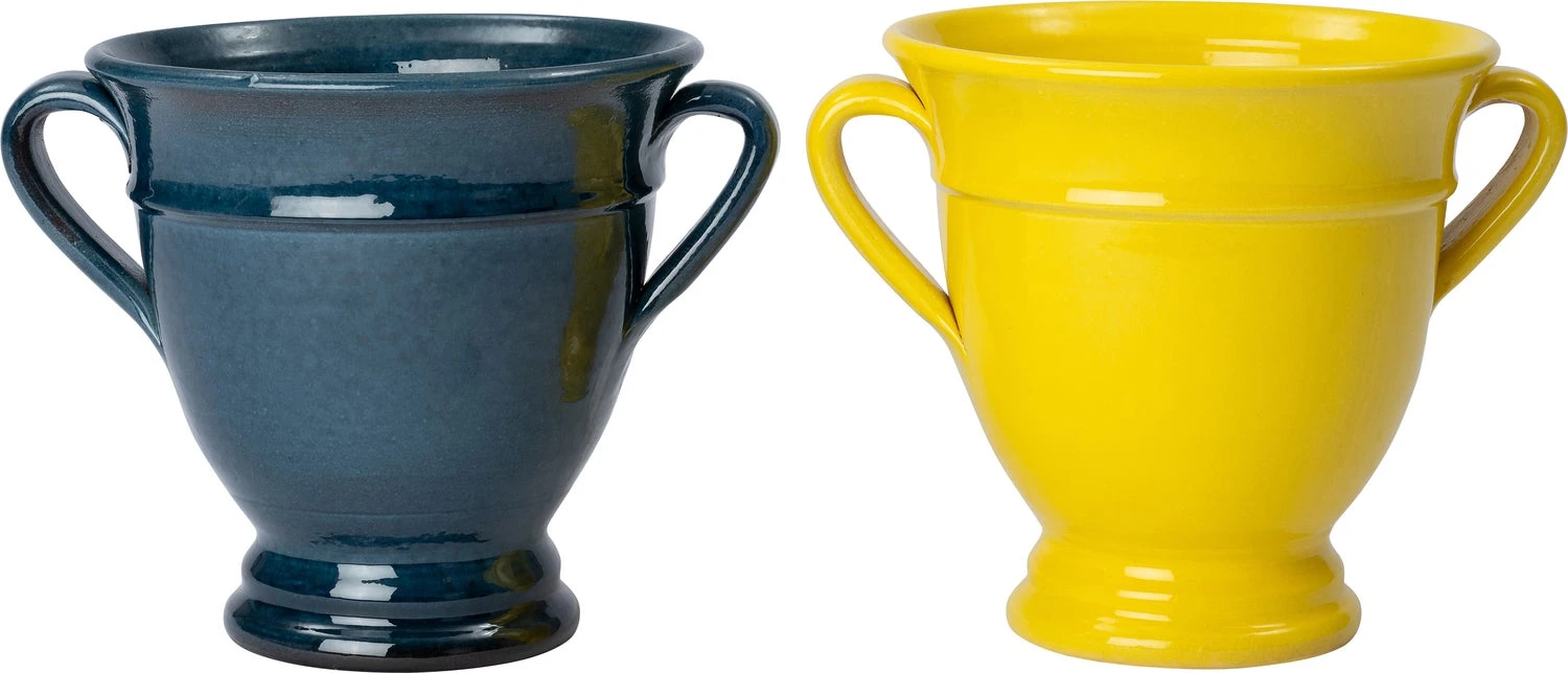 Intratuin Bloempot Zya Geel D 24 H 24 Cm 2 Intratuin Bloempot Zya Geel D 24 H 24 Cm - Afbeelding 2