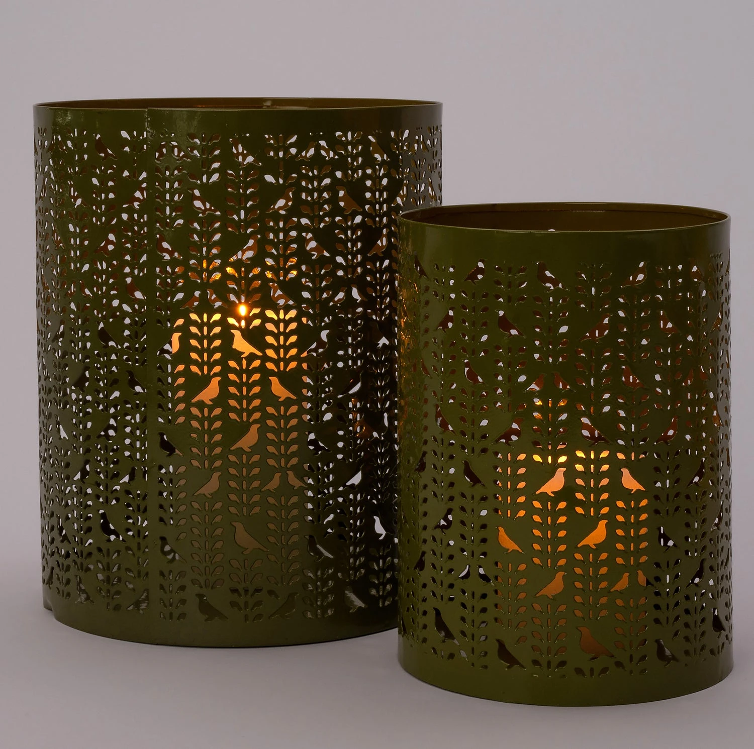 Intratuin Windlicht Tami Groen D 15 H 20 Cm 2 Intratuin Windlicht Tami Groen D 15 H 20 Cm - Afbeelding 2