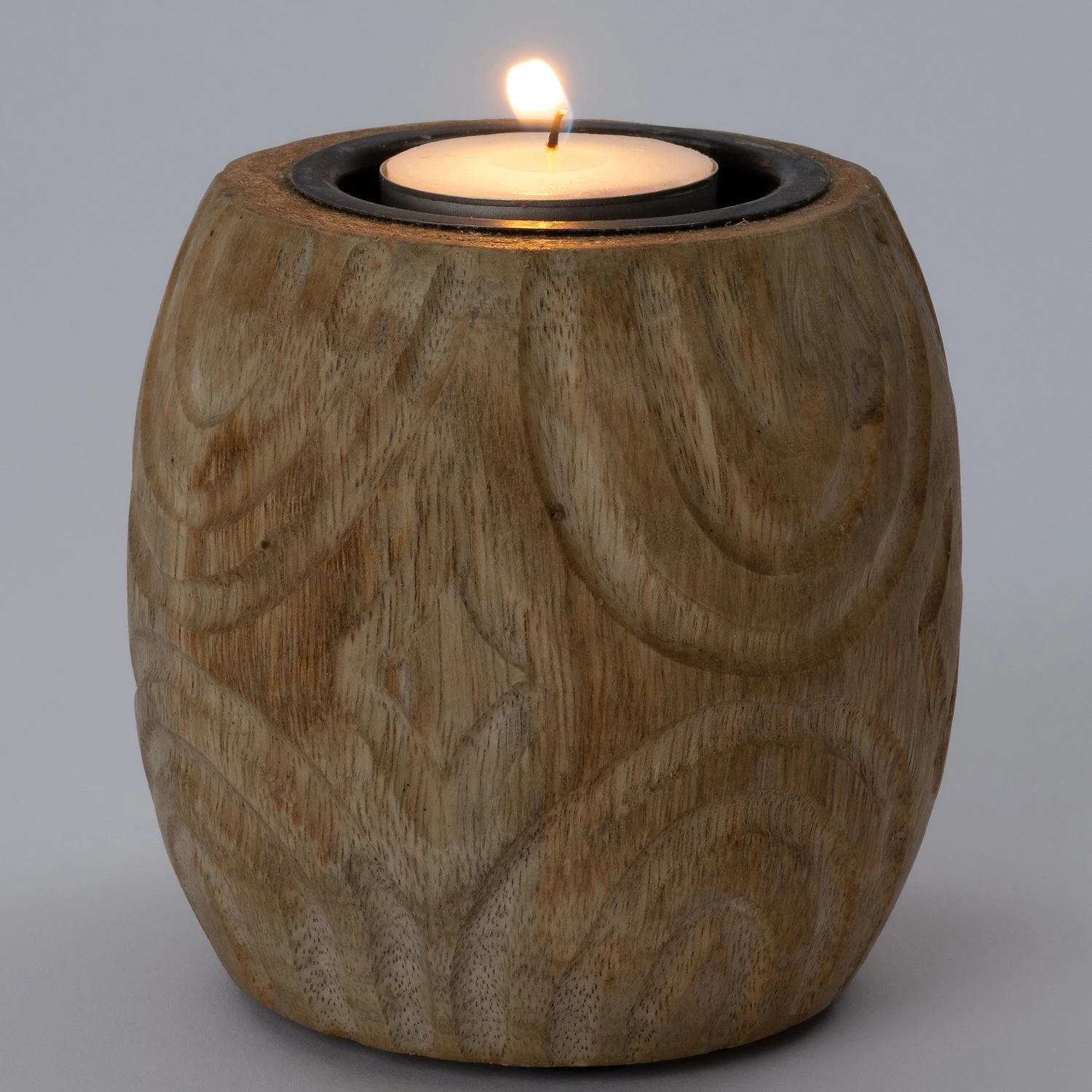 Intratuin Waxinelichthouder Vys Naturel D 9 H 10 Cm 2 Intratuin Waxinelichthouder Vys Naturel D 9 H 10 Cm - Afbeelding 2