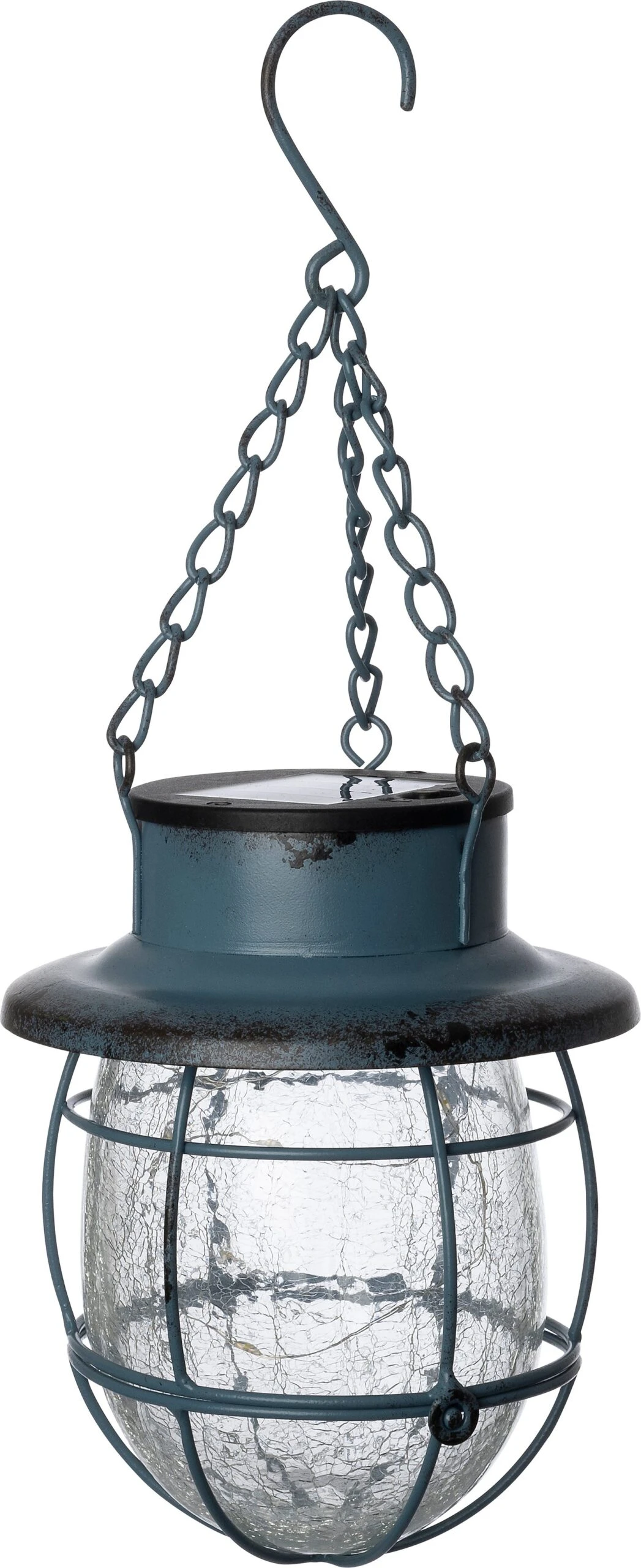 Intratuin Solar Lantaarn Metz Blauw D 15 H 18,5 Cm 1 Intratuin Solar Lantaarn Metz Blauw D 15 H 18,5 Cm