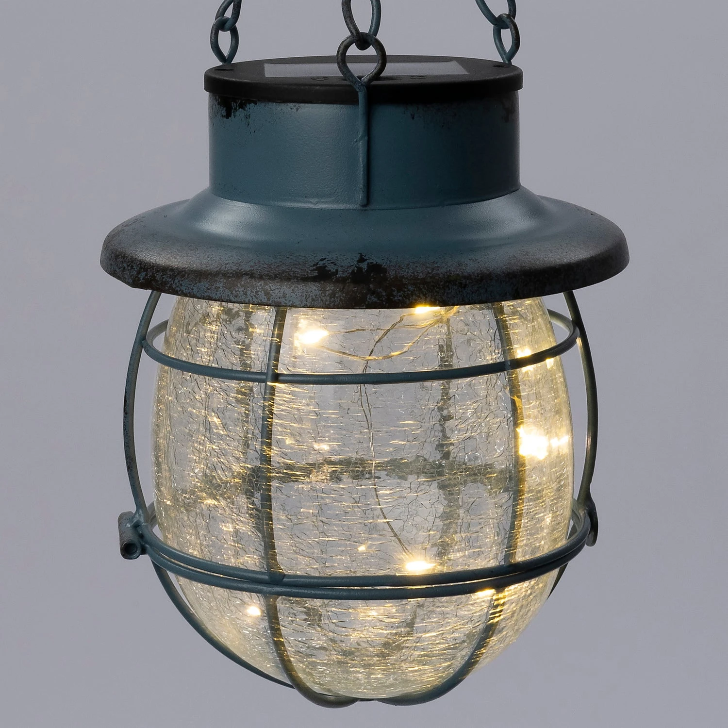 Intratuin Solar Lantaarn Metz Blauw D 15 H 18,5 Cm 2 Intratuin Solar Lantaarn Metz Blauw D 15 H 18,5 Cm - Afbeelding 2