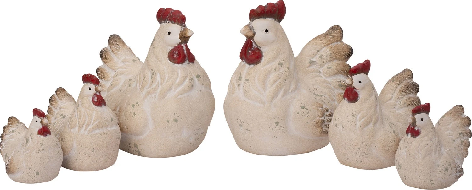 Intratuin Tuinbeeld Kip Crème 20 X 14,5 X 17,5 Cm 2 Intratuin Tuinbeeld Kip Crème 20 X 14,5 X 17,5 Cm - Afbeelding 2