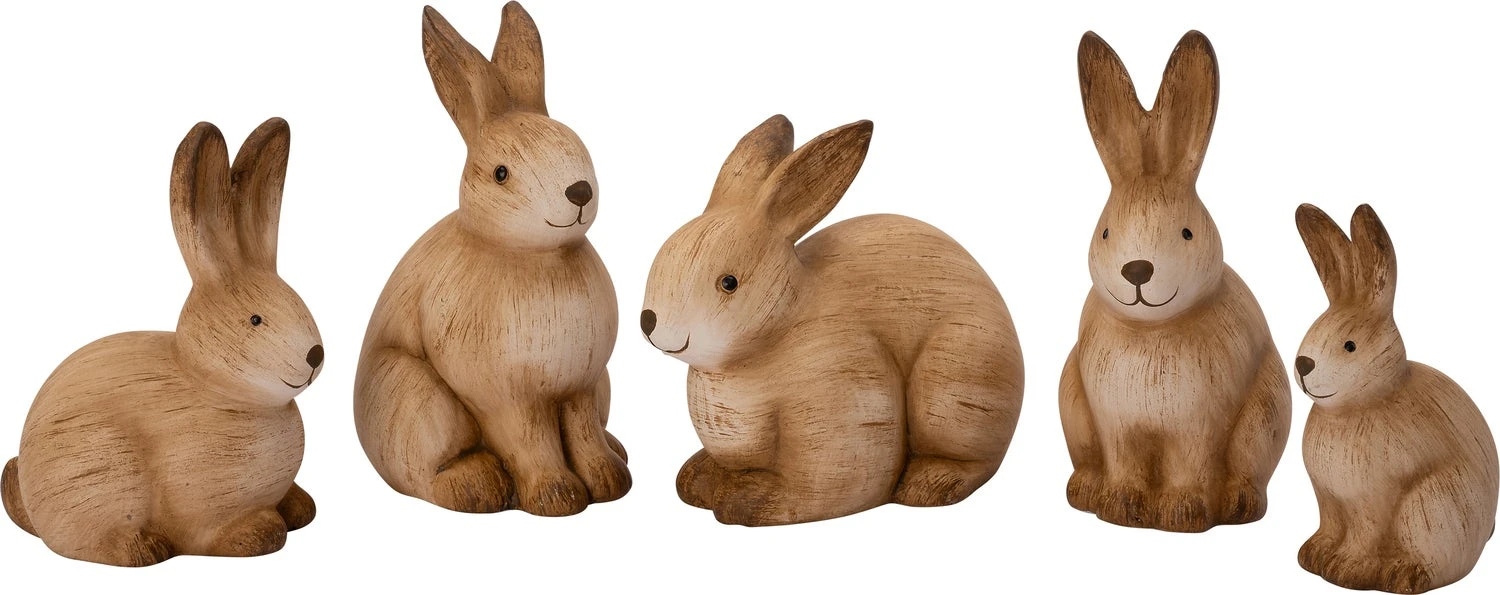 Intratuin Tuinbeeld Konijn Bruin 12,2 X 9 X 17 Cm 2 Intratuin Tuinbeeld Konijn Bruin 12,2 X 9 X 17 Cm - Afbeelding 2