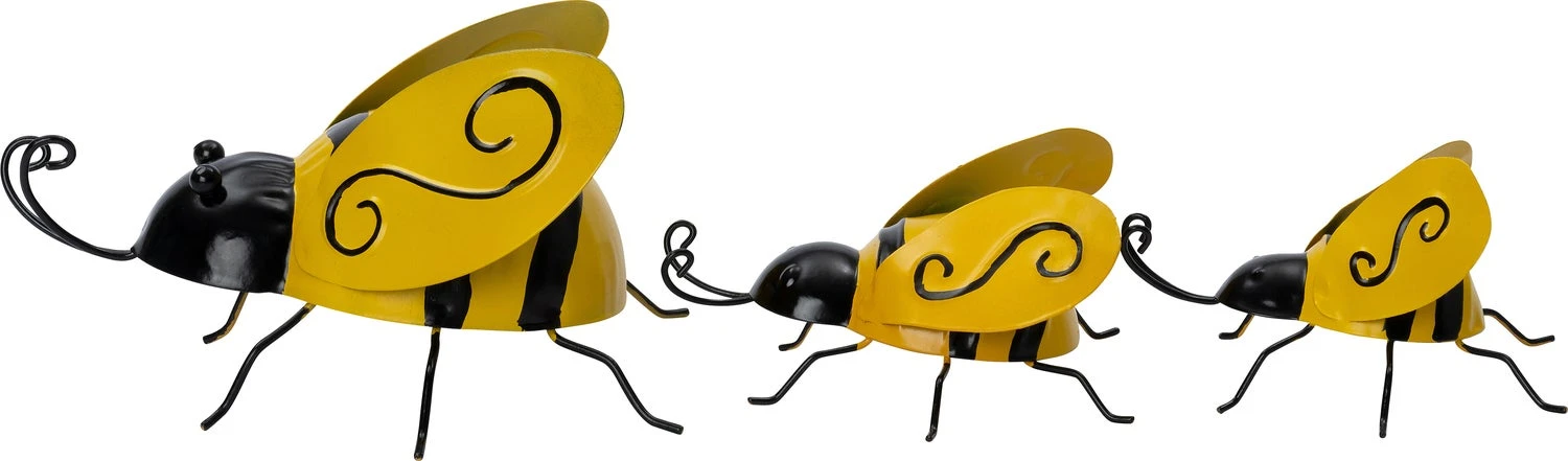 Intratuin Tuin Wanddecoratie Bij Geel 15,5 X 10 X 17 Cm 2 Intratuin Tuin Wanddecoratie Bij Geel 15,5 X 10 X 17 Cm - Afbeelding 2