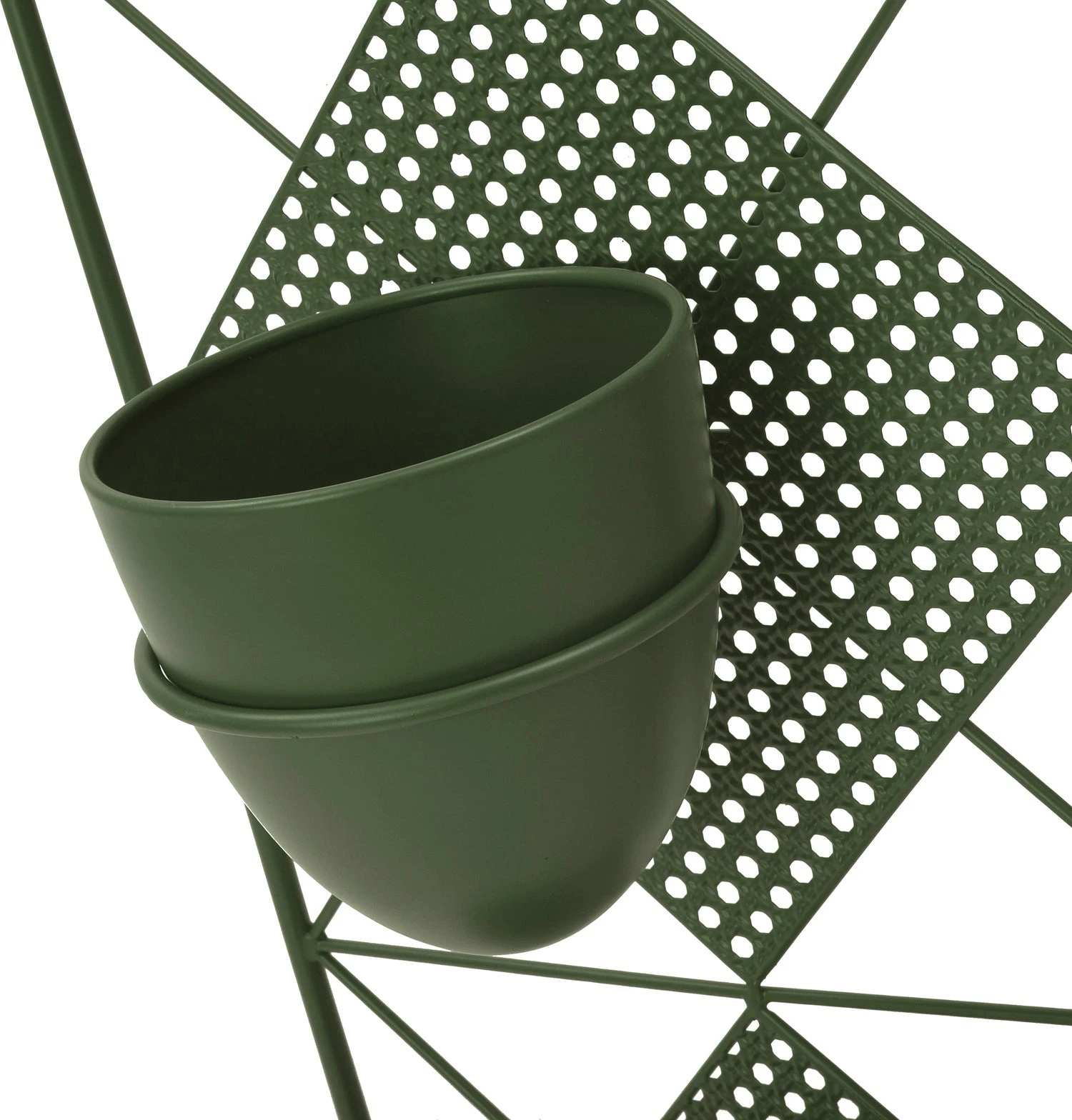 Intratuin Tuinwandrek Met Potten Groen 37 X 18 X 108 Cm 2 Intratuin Tuinwandrek Met Potten Groen 37 X 18 X 108 Cm - Afbeelding 2