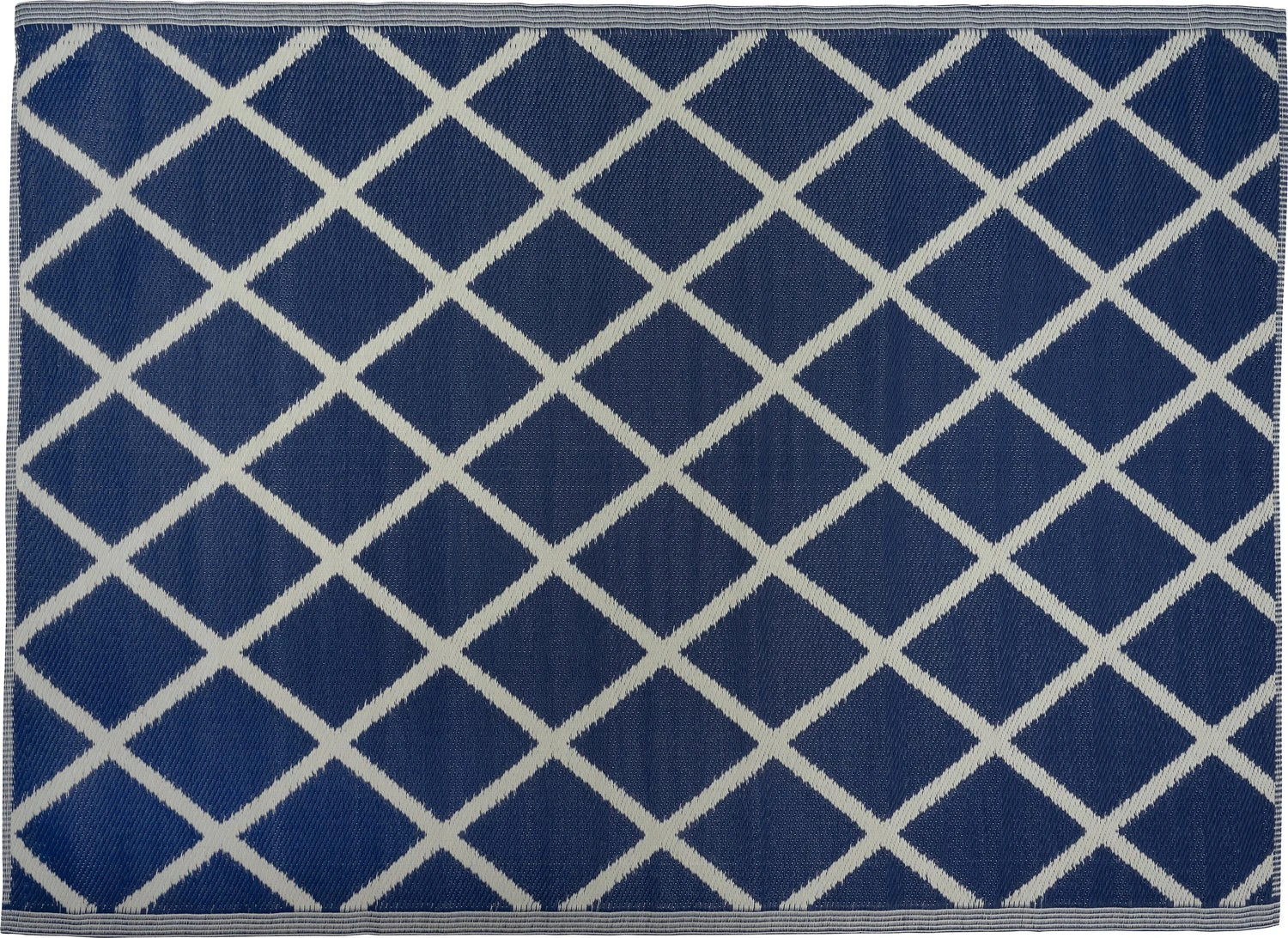 Intratuin Buitenkleed Donna Blauw / Beige 150 X 210 Cm 1 Intratuin Buitenkleed Donna Blauw / Beige 150 X 210 Cm