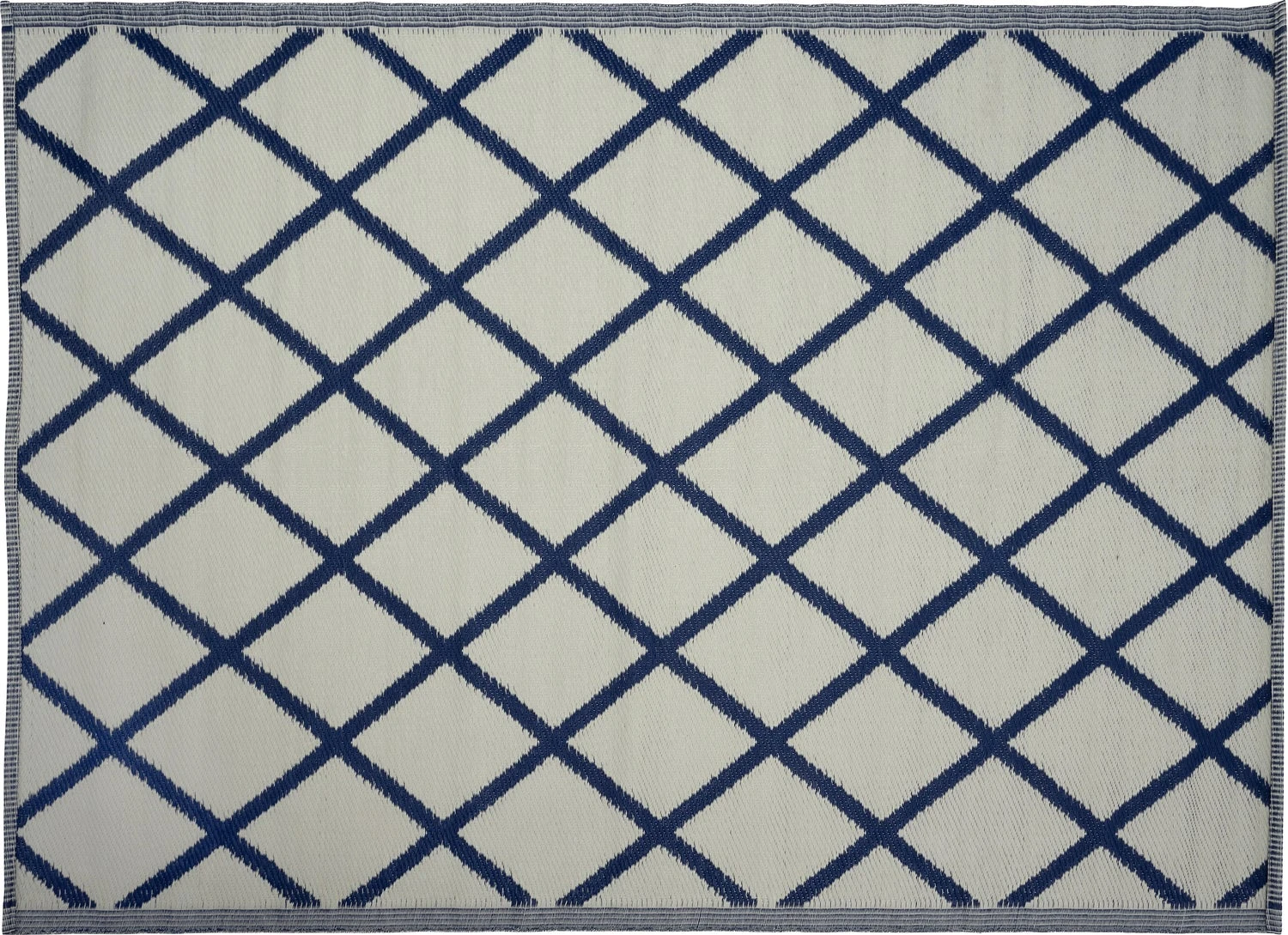 Intratuin Buitenkleed Donna Blauw / Beige 150 X 210 Cm 2 Intratuin Buitenkleed Donna Blauw / Beige 150 X 210 Cm - Afbeelding 2