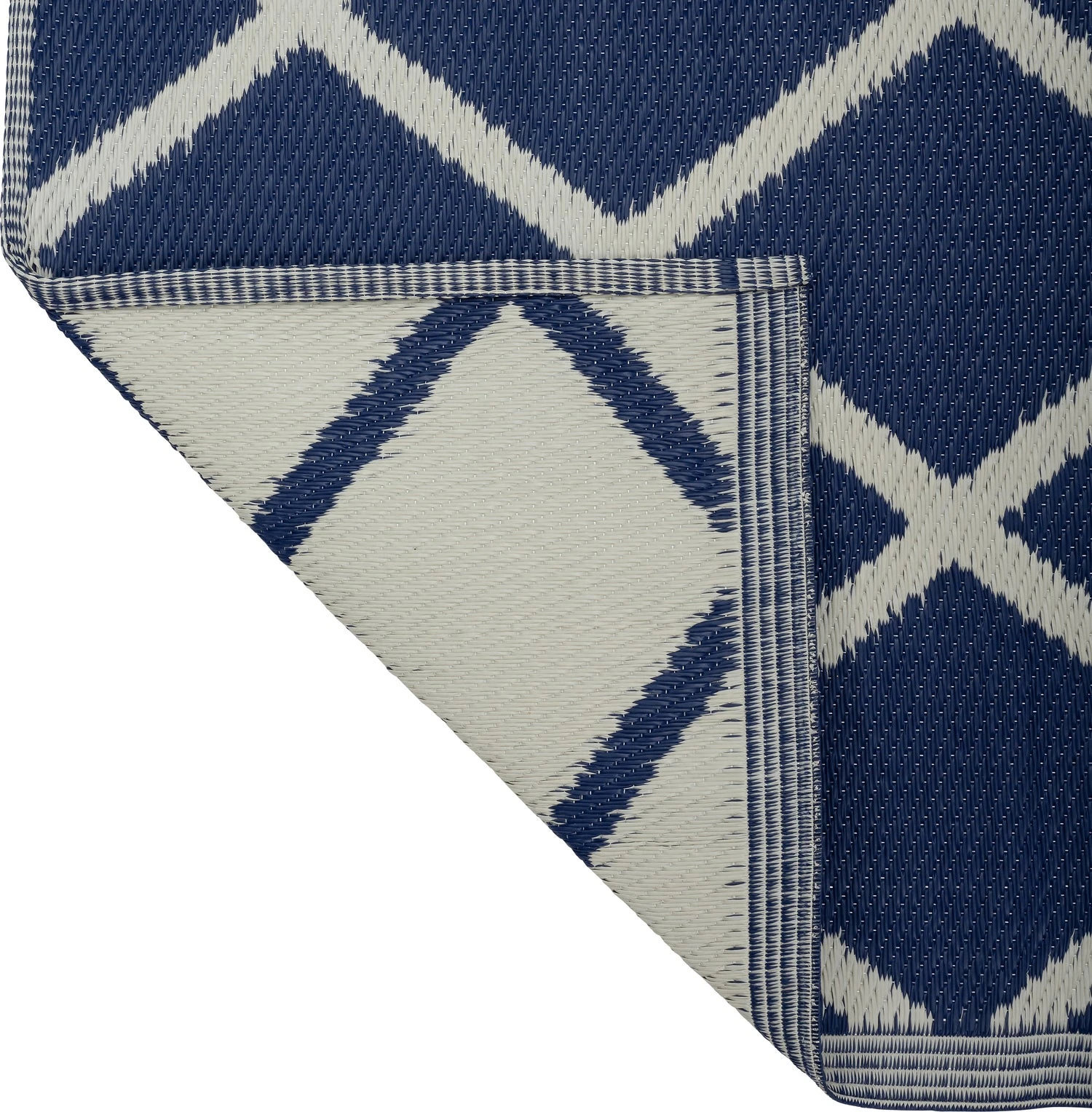 Intratuin Buitenkleed Donna Blauw / Beige 150 X 210 Cm 3 Intratuin Buitenkleed Donna Blauw / Beige 150 X 210 Cm - Afbeelding 3