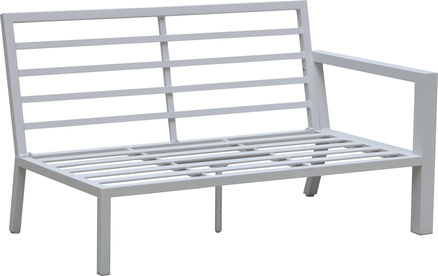 Intratuin 2-zits Loungebank Links Milo Wit 2 Intratuin 2-zits Loungebank Links Milo Wit - Afbeelding 2