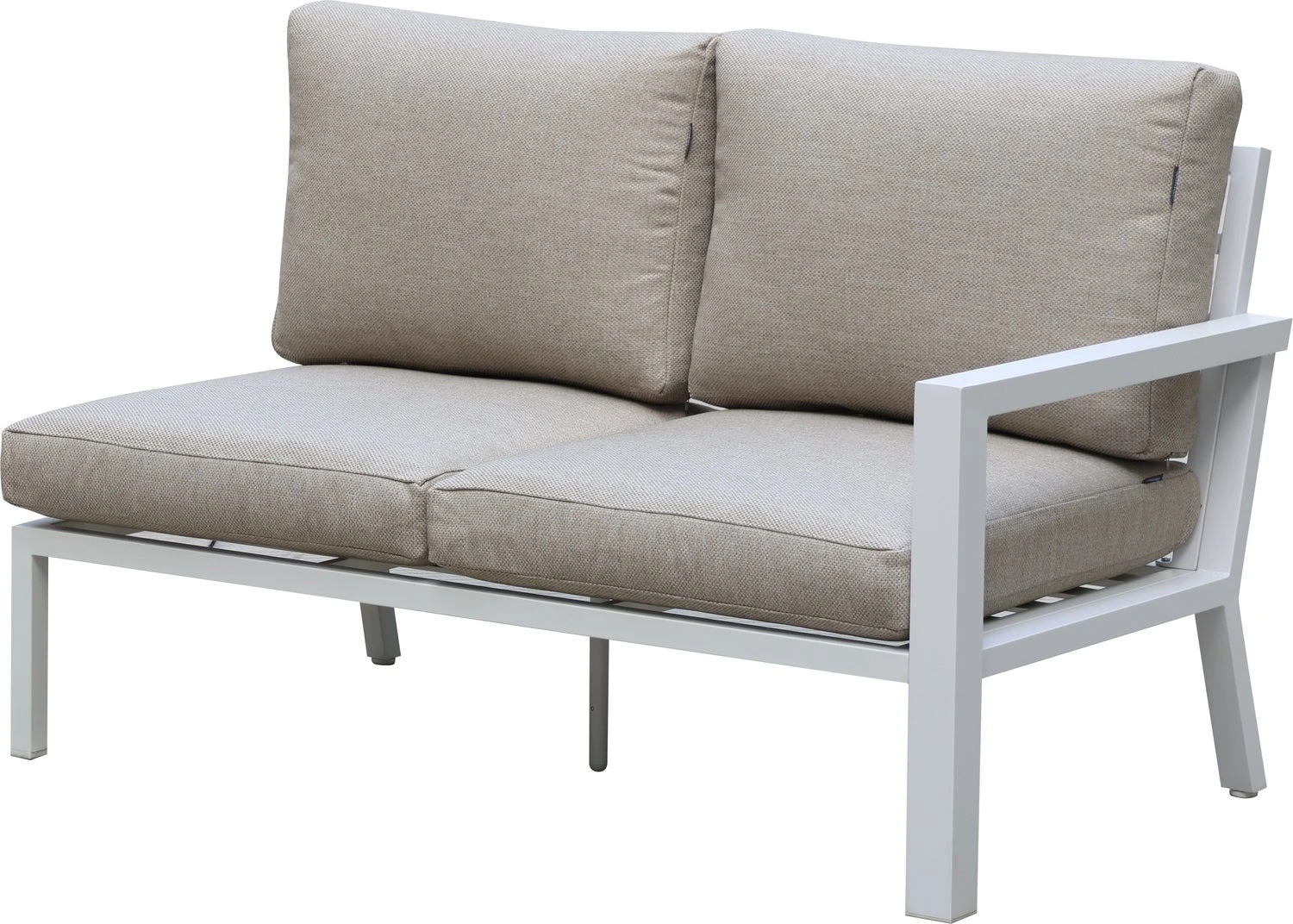 Intratuin 2-zits Loungebank Links Milo Wit 3 Intratuin 2-zits Loungebank Links Milo Wit - Afbeelding 3