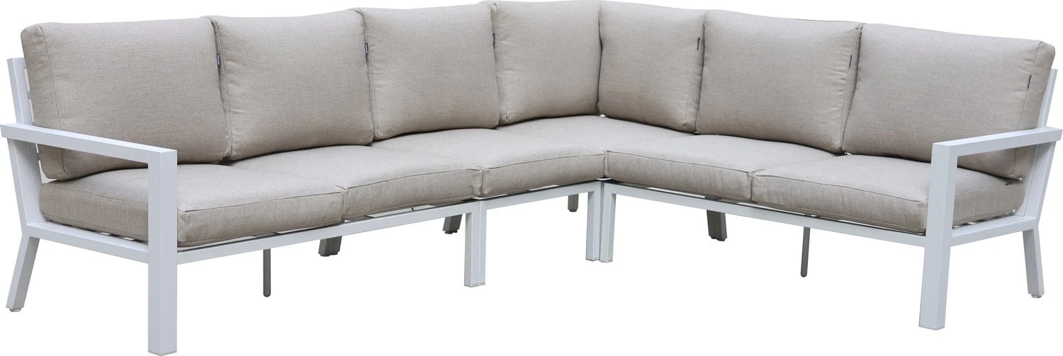 Intratuin 2-zits Loungebank Links Milo Wit 4 Intratuin 2-zits Loungebank Links Milo Wit - Afbeelding 4