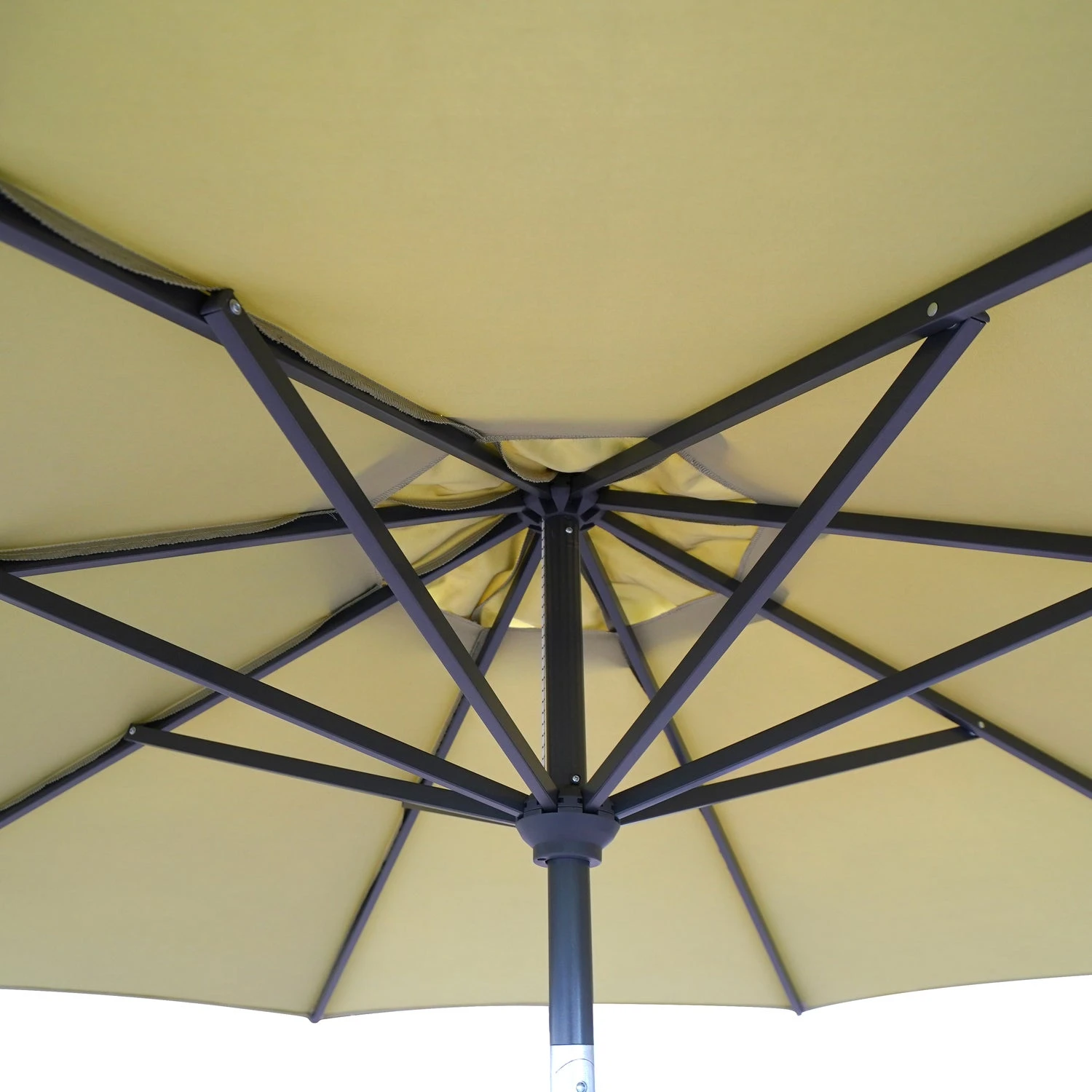 Intratuin Parasol Trinidad Olijfgroen 80+UV D 250 Cm 4 Intratuin Parasol Trinidad Olijfgroen 80+UV D 250 Cm - Afbeelding 4