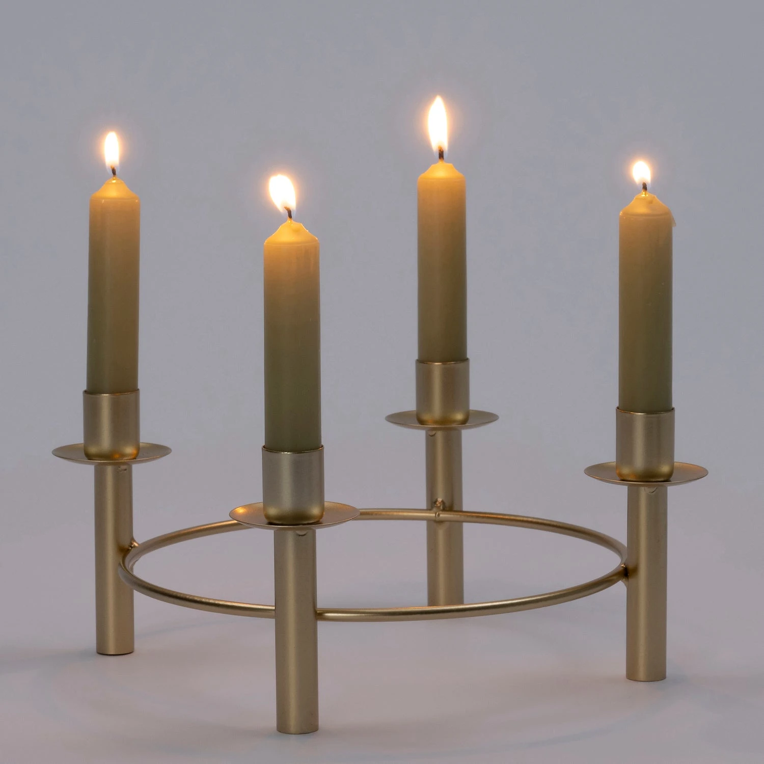 Intratuin Kandelaar Nina Goud D 27,5 H 11 Cm 2 Intratuin Kandelaar Nina Goud D 27,5 H 11 Cm - Afbeelding 2