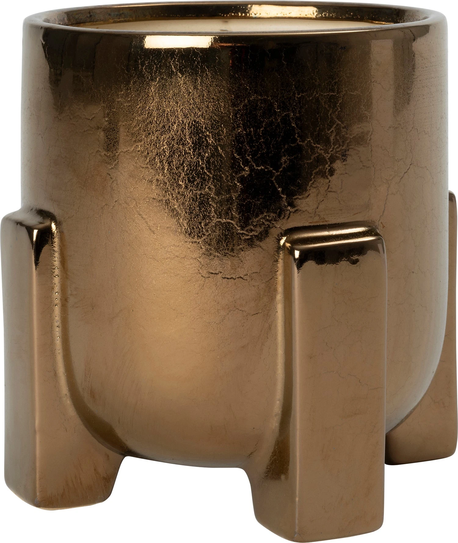 Intratuin Bloempot Devon Op Voet Koper D 16,5 H 16 Cm 1 Intratuin Bloempot Devon Op Voet Koper D 16,5 H 16 Cm