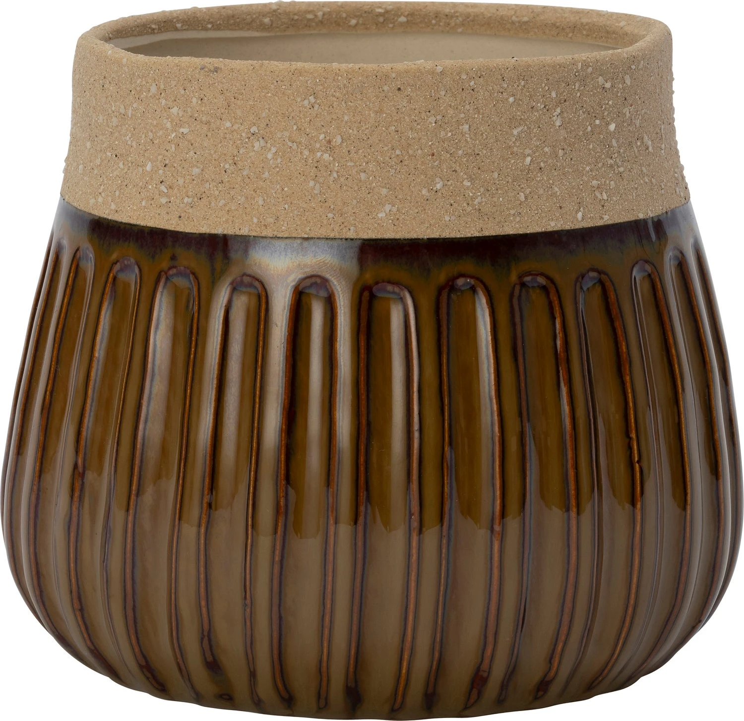 Intratuin Bloempot Eden Bruin D 14 H 12 Cm 1 Intratuin Bloempot Eden Bruin D 14 H 12 Cm